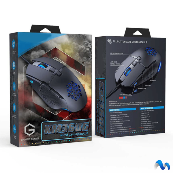 ماوس گیمینگ با سیم کینگ استار مدل KM360G - تصویر 5