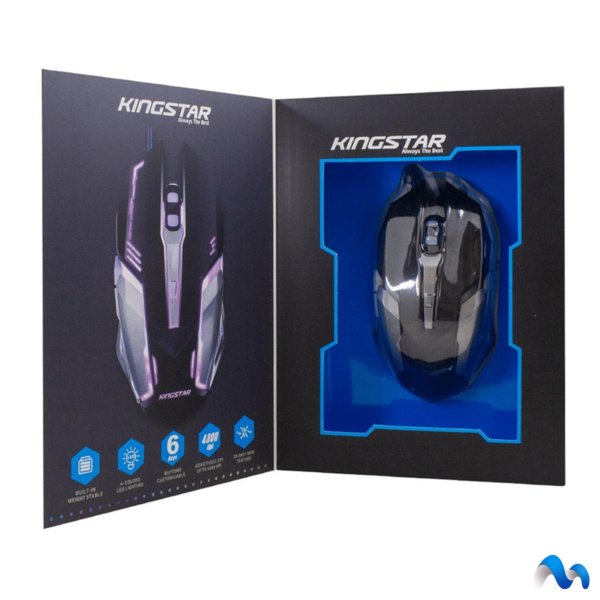 ماوس گیمینگ با سیم کینگ استار مدل KM390G - تصویر 4
