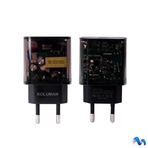 شارژر دیواری 20وات کلومن مدل KC-H125 - تصویر 3