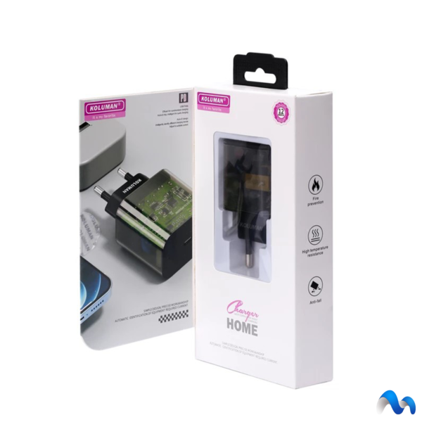 شارژر دیواری 20وات کلومن مدل KC-H125 - تصویر 4