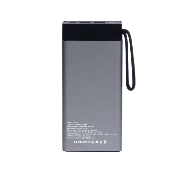 پاوربانک کلومن مدل KP-019 ظرفیت 20000 میلی آمپر ساعت به همراه کابل لایتنینگ - MICROUSB - USB-C - تصویر 2
