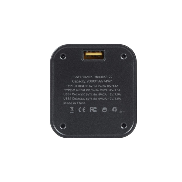 پاوربانک کلومن مدل KP-20 45W ظرفیت 20000 میلی آمپر ساعت - تصویر 4