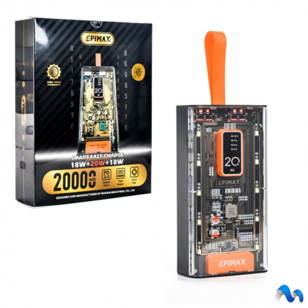پاوربانک 20 هزار میلی آمپر EPIMAX EP-220 20W - تصویر 4