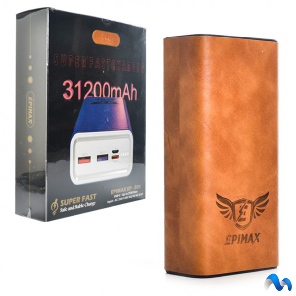 پاور بانک 31200 میلی آمپر (25W) برند EPIMAX مدل EP_300 - تصویر 2