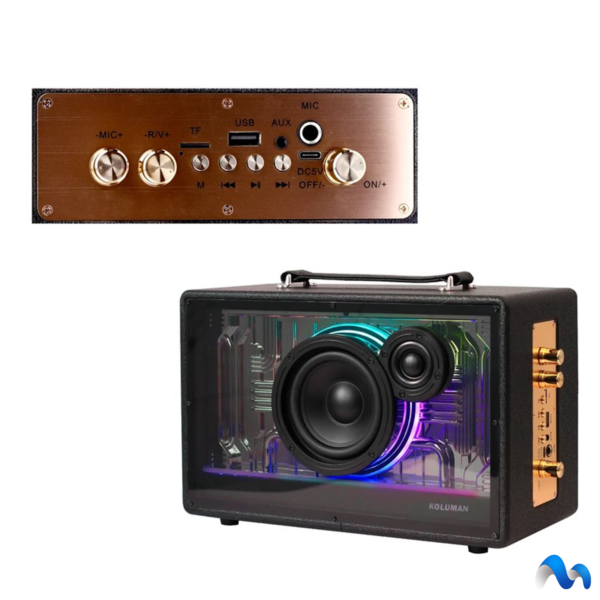اسپیکر بلوتوثی قابل حمل کلومن مدل KS-145 - تصویر 2