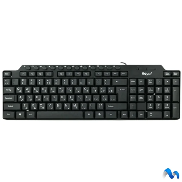 کیبورد سیمدار رویال Royal R-K151 - تصویر 1