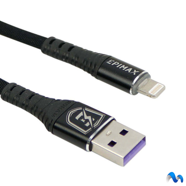 کابل شارژ آیفون EPIMAX EC-03 FLAT - تصویر 1
