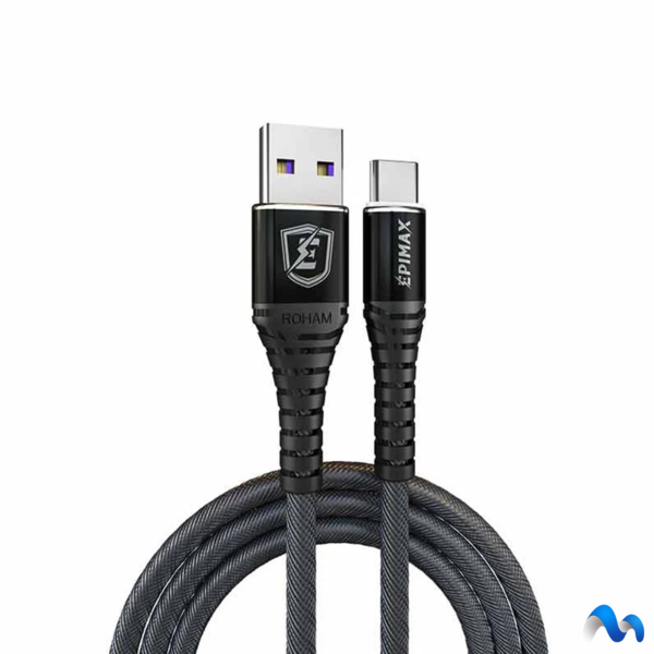 کابل شارژ تایپ سی پاراگلایدر Epimax EC-11 1.2M - تصویر 1