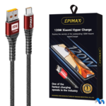 کابل شارژ تایپ سی EPIMAX EC-130 120W
