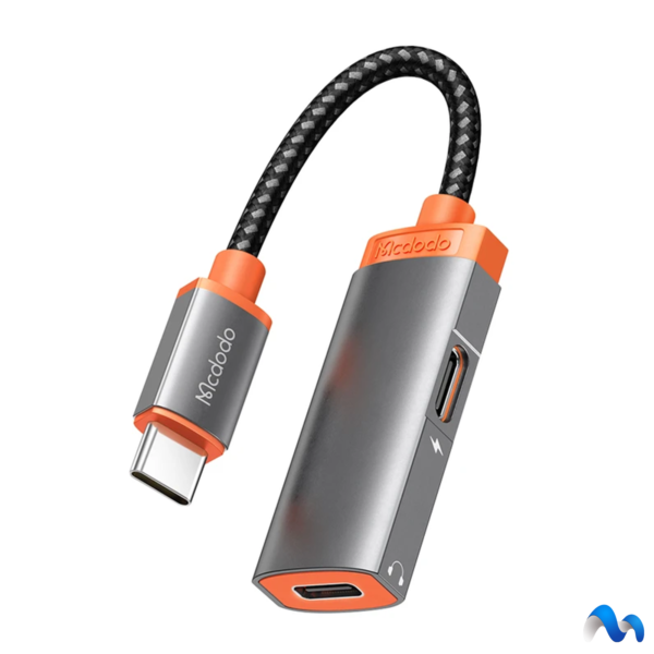 مبدل USB-C به 2 عدد USB-C میلی متری مک دودو مدل CA-0520 - تصویر 1