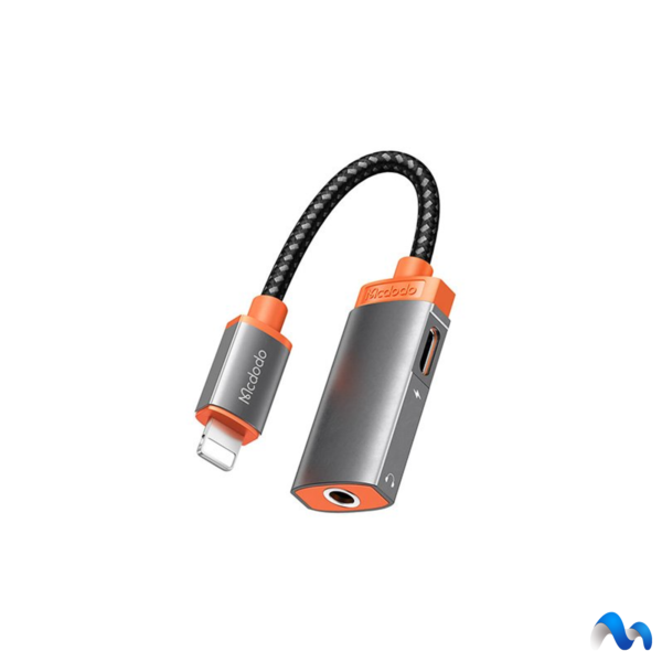 مبدل لایتنینگ به جک 3.5 میلیمتری / لایتنینگ مک دودو مدل CA-6710 + تست ویدئو - تصویر 1