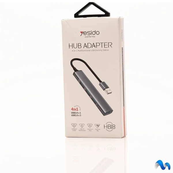 هاب 4 پورت USB یسیدو مدل HB18 - تصویر 2