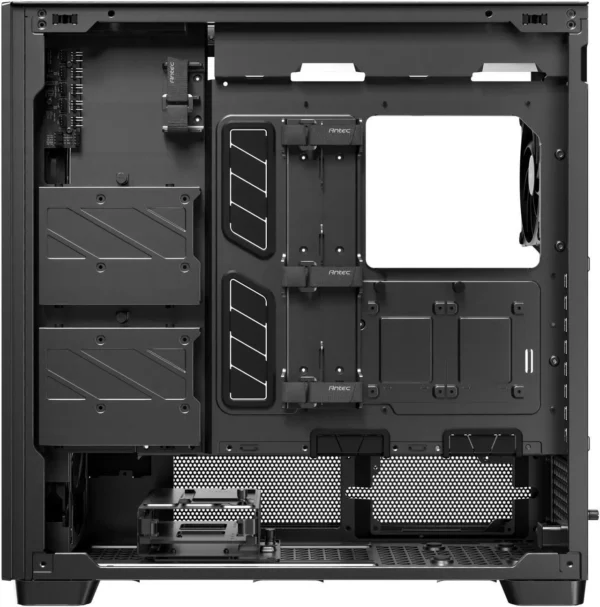 کیس Antec Flux Pro | Full-Tower E-ATX - شش فن PWM، پنل چوبی، پشتیبانی رادیاتور 420mm، نمایشگر دما - تصویر 7