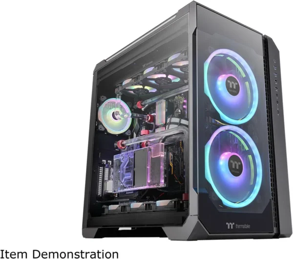کیس Thermaltake View 51 | Full-Tower E-ATX، 2 فن 200mm ARGB + 1 فن 140mm، پنل شیشه‌ای، Sync RGB - تصویر 16