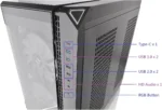 کیس Thermaltake View 51 | Full-Tower E-ATX، 2 فن 200mm ARGB + 1 فن 140mm، پنل شیشه‌ای، Sync RGB - تصویر 6
