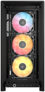 کیس Corsair FRAME 4000D RS ARGB مشکی | Mid-Tower ATX، استیل + شیشه حرارتدیده، ARGB - تصویر 2