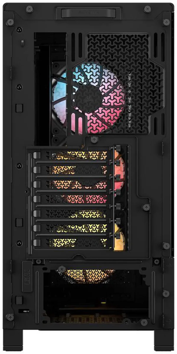 کیس Corsair FRAME 4000D RS ARGB مشکی | Mid-Tower ATX، استیل + شیشه حرارت‌دیده، ARGB - تصویر 5