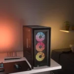 کیس Corsair FRAME 4000D RS ARGB مشکی | Mid-Tower ATX، استیل + شیشه حرارتدیده، ARGB - تصویر 8