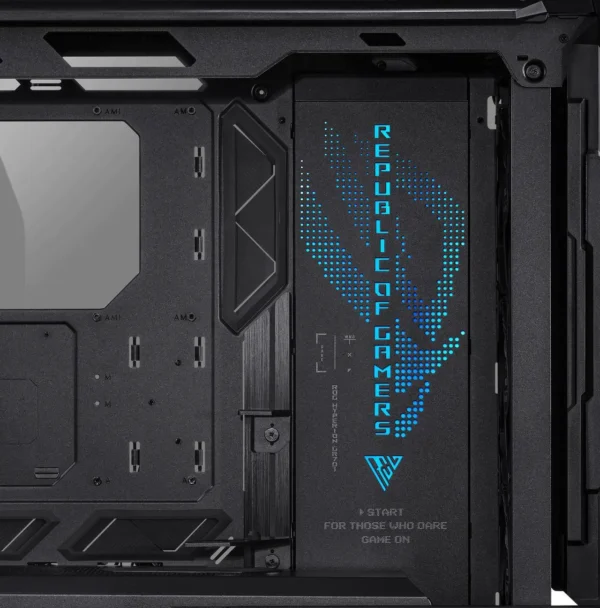 کیس ASUS ROG Hyperion GR701 BTF | Full-Tower، پشتیبانی اختصاصی مادربردهای BTF، رادیاتور 420mm، ARGB - تصویر 3