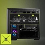 کیس MSI MAG PANO M100R PZ | Micro-ATX، 4 فن ARGB، پشتیبانی Back-Connect، نمایشگر 270 درجه، Type-C - تصویر 6