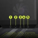کیس MSI MAG PANO M100R PZ | Micro-ATX، 4 فن ARGB، پشتیبانی Back-Connect، نمایشگر 270 درجه، Type-C - تصویر 8