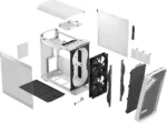 کیس Fractal Design Torrent Compact سفید | Mid-Tower ATX، شیشه حرارتدیده، تهویه قوی - تصویر 7