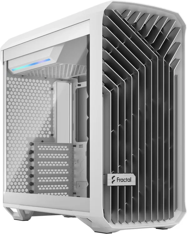 کیس Fractal Design Torrent Compact سفید | Mid-Tower ATX، شیشه حرارت‌دیده، تهویه قوی - تصویر 1
