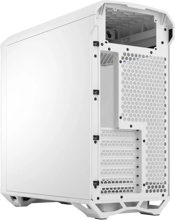 کیس Fractal Design Torrent Compact سفید | Mid-Tower ATX، شیشه حرارت‌دیده، تهویه قوی - تصویر 4