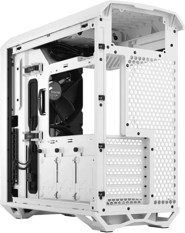کیس Fractal Design Torrent Compact سفید | Mid-Tower ATX، شیشه حرارت‌دیده، تهویه قوی - تصویر 3