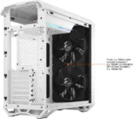 کیس Fractal Design Torrent Compact سفید | Mid-Tower ATX، شیشه حرارتدیده، تهویه قوی - تصویر 5