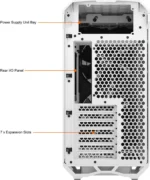 کیس Fractal Design Torrent Compact سفید | Mid-Tower ATX، شیشه حرارتدیده، تهویه قوی - تصویر 2
