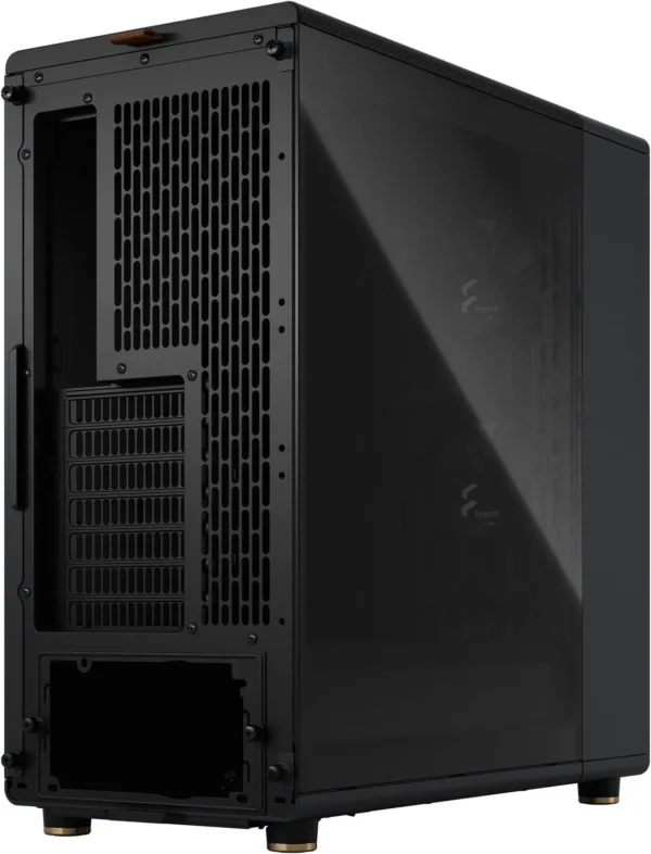 کیس Fractal Design North مشکی | Mid-Tower ATX/mATX، پنل چوبی گردو، شیشه حرارت‌دیده دودی - تصویر 9