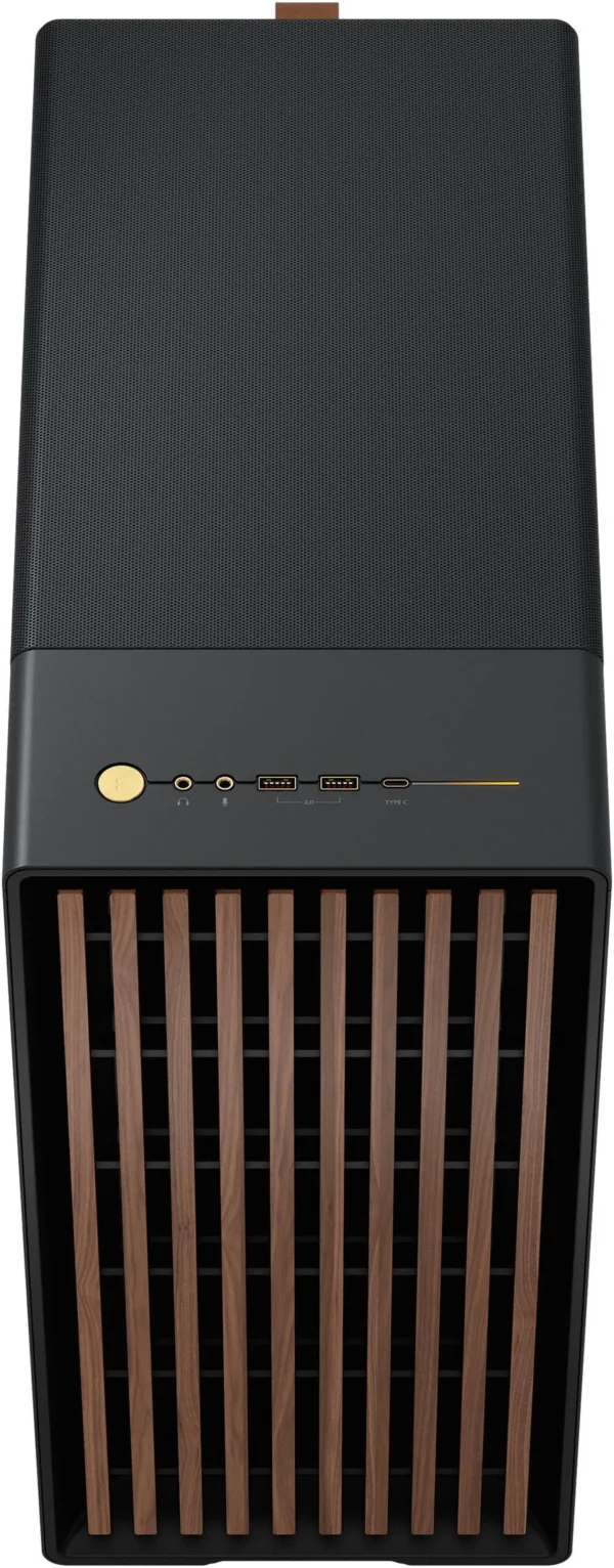 کیس Fractal Design North مشکی | Mid-Tower ATX/mATX، پنل چوبی گردو، شیشه حرارت‌دیده دودی - تصویر 17