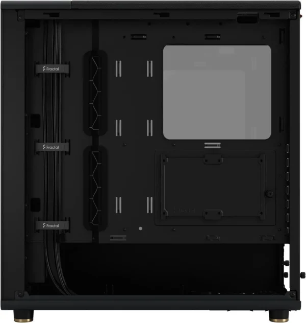 کیس Fractal Design North مشکی | Mid-Tower ATX/mATX، پنل چوبی گردو، شیشه حرارت‌دیده دودی - تصویر 14