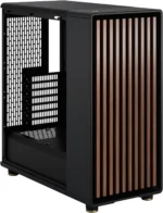 کیس Fractal Design North مشکی | Mid-Tower ATX/mATX، پنل چوبی گردو، شیشه حرارتدیده دودی - تصویر 4