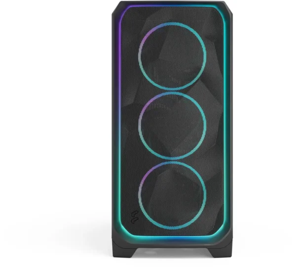 کیس Fractal Design Meshify 3 XL مشکی | Full-Tower E-ATX، پنل مش، نورپردازی RGB، شیشه حرارت‌دیده - تصویر 6