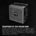 اور Thermaltake GF1 (2024) | توان 850 وات، فول ماژولار، گواهی 80 Plus Gold، فن بیصدا با حالت Zero RPM - تصویر 6