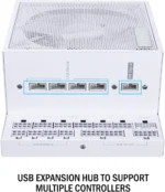 پاور LIAN LI Edge EG1000 سفید | توان 1000 وات، ATX 3.1، گواهی 80 Plus Platinum، فول ماژولار - تصویر 5