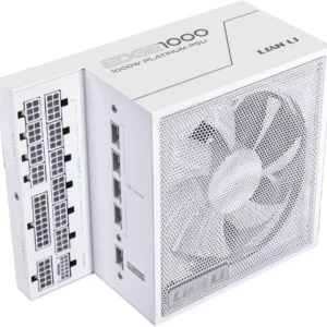 پاور LIAN LI Edge EG1000 سفید | توان 1000 وات، ATX 3.1، گواهی 80 Plus Platinum، فول ماژولار