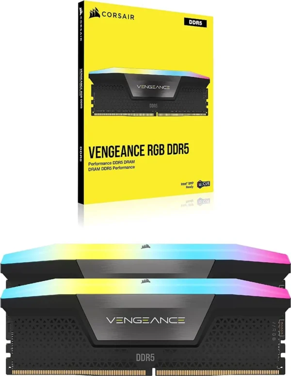 رم  CORSAIR Vengeance RGB 32GB (2 x 16GB)  RAM DDR5 6000 - تصویر 6