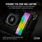رم  CORSAIR Vengeance RGB 32GB (2 x 16GB)  RAM DDR5 6000 - تصویر 2