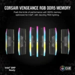 رم  CORSAIR Vengeance RGB 32GB (2 x 16GB)  RAM DDR5 6000 - تصویر 4