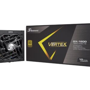 پاور Seasonic VERTEX GX-1200 | توان 1200 وات، گواهی 80 Plus Gold، ATX 3.0، PCIe 5.0، فول ماژولار
