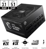 پاور MSI MAG A750GL PCIe5 | توان 750 وات، فول ماژولار، گواهی 80 Plus Gold، ATX 3.1 & PCIe 5.1 - تصویر 11