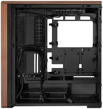 کیس LIAN LI LANCOOL 217 مشکی | Mid-Tower ATX، پنل چوب گردو طبیعی، 5 فن PWM از پیش نصب شده - تصویر 5