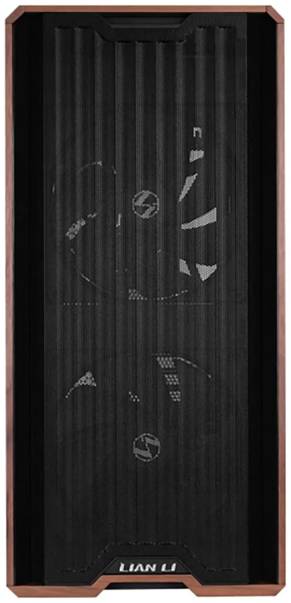 کیس LIAN LI LANCOOL 217 مشکی | Mid-Tower ATX، پنل چوب گردو طبیعی، 5 فن PWM از پیش نصب شده - تصویر 6