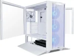 کیس LIAN LI Lancool III RGB سفید | Mid-Tower ATX، آلومینیوم + شیشه حرارتدیده، نورپردازی RGB - تصویر 3