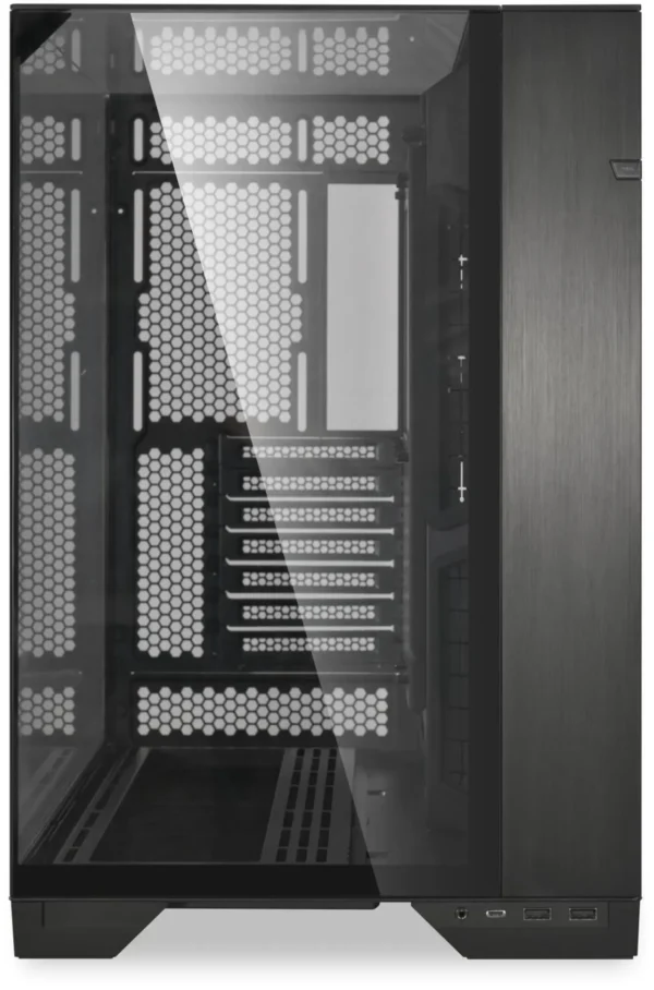 کیس LIAN LI O11 Vision مشکی | Mid-Tower ATX، طراحی پریمیوم آلومینیوم + شیشه حرارت‌دیده - تصویر 7