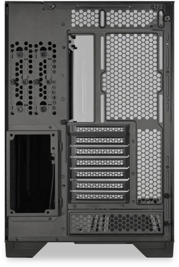کیس LIAN LI O11 Vision مشکی | Mid-Tower ATX، طراحی پریمیوم آلومینیوم + شیشه حرارت‌دیده - تصویر 6