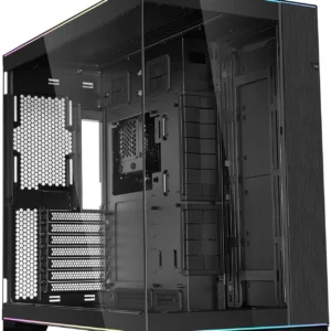 کیس LIAN LI O11 Dynamic EVO RGB مشکی | Mid-Tower ATX، آلومینیوم + شیشه، نورپردازی RGB